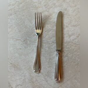 Christofle Pompadour Silver Plate Flatware Set NWOT